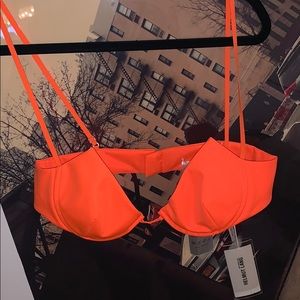 Helmut Lang Neon Cup Bra/Top